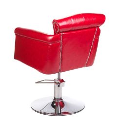  Barber židle ALBERTO BH-8038 - červená