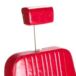 Barber židle HOMER BH-31237 - červená