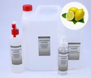 Lavosept® dezinfekce na nástroje a plochy 1000 ml náhradní náplň - aroma citron