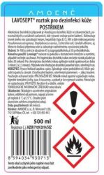 Lavosept® roztok - dezinfekce 1000 ml (náhradní náplň) - bez aroma
