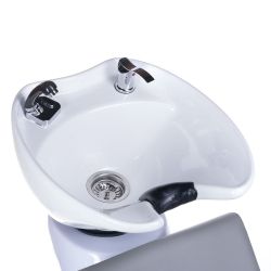 Kadeřnický mycí box MILO BH-8025 světle šedý