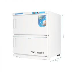 Ohřívač ručníků s UV- C sterilizátorem 32 l - dvojitý bílý